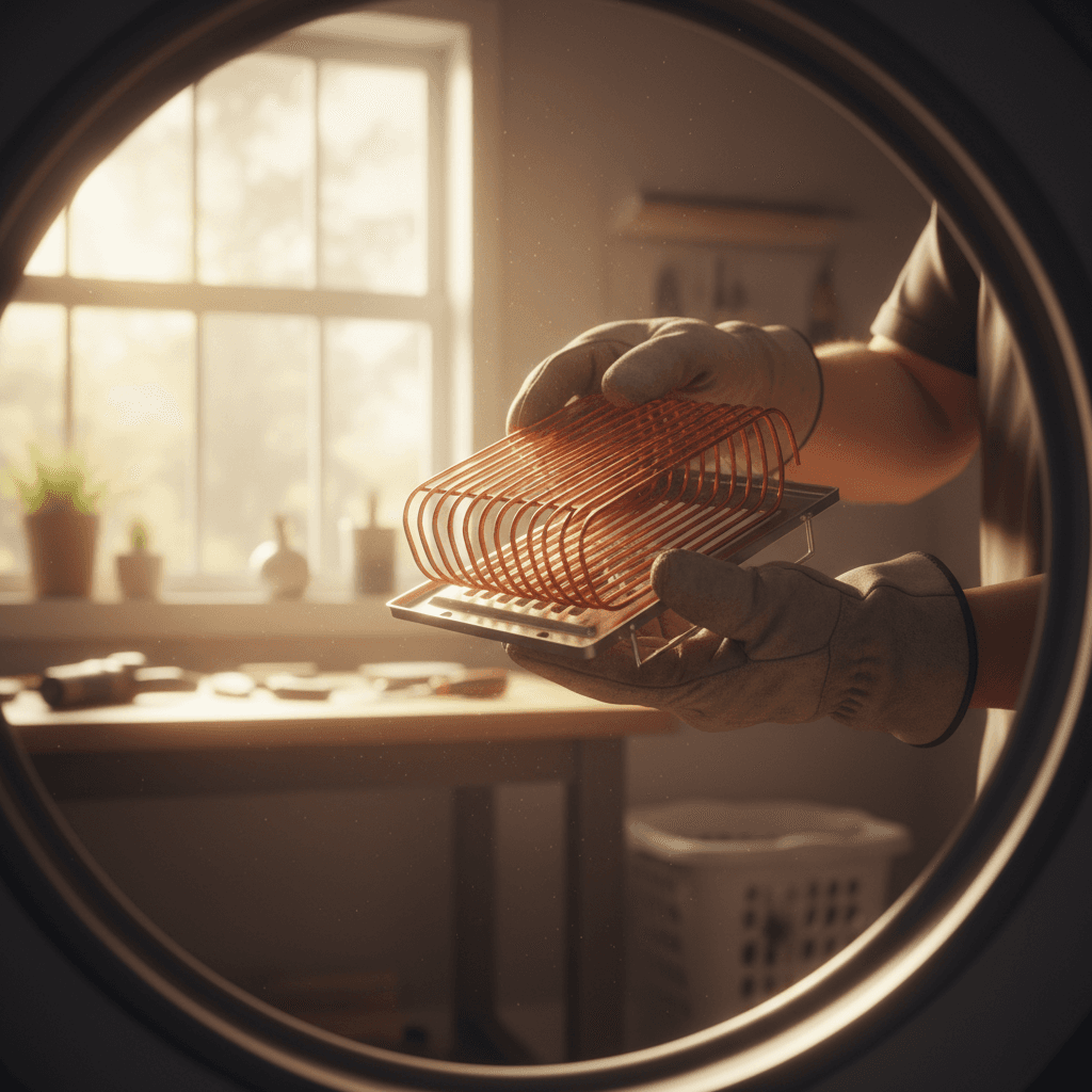 Dryer heating element inspection