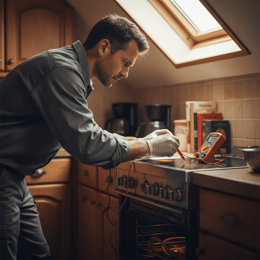 Oven burner and element testing